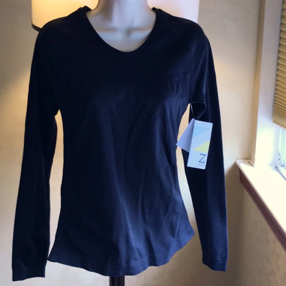 Zella Black Stretch Top